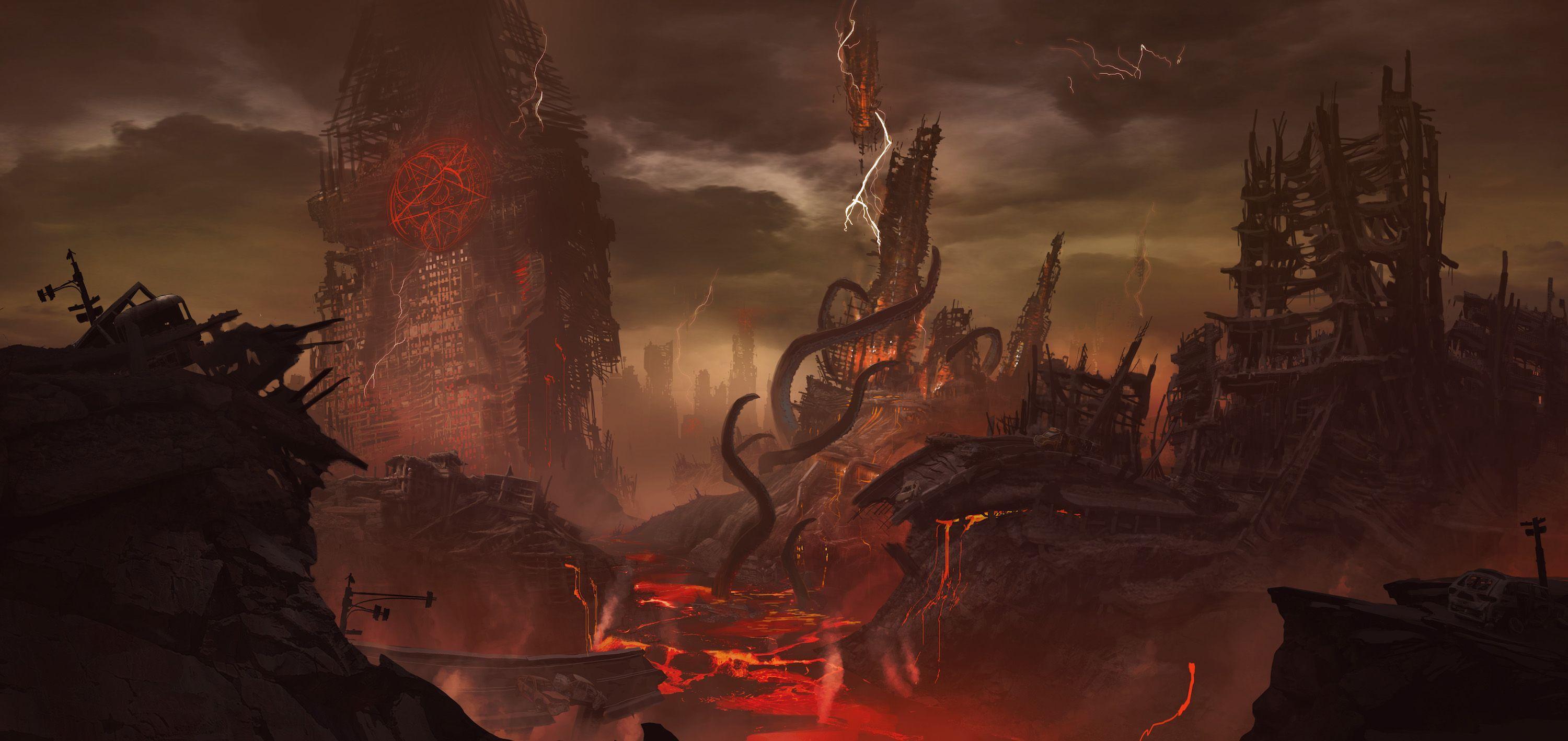 3000x1418 DOOM Eternal HD Wallpaper