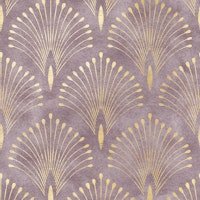200x200 Art Deco Fan Wallpaper in Lilac