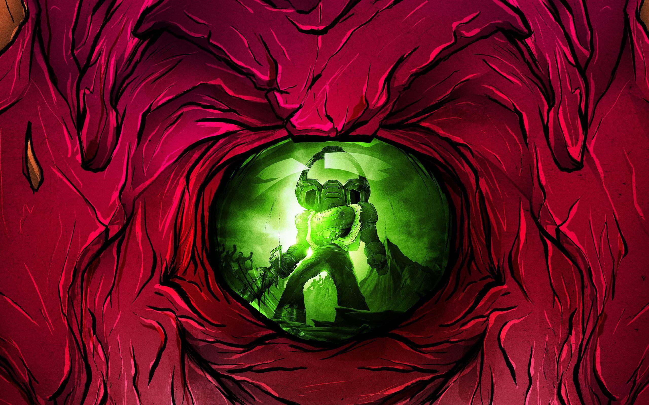 2560x1600 doom eternal slayerclub starship doomers 5k iMac Wallpaper Download