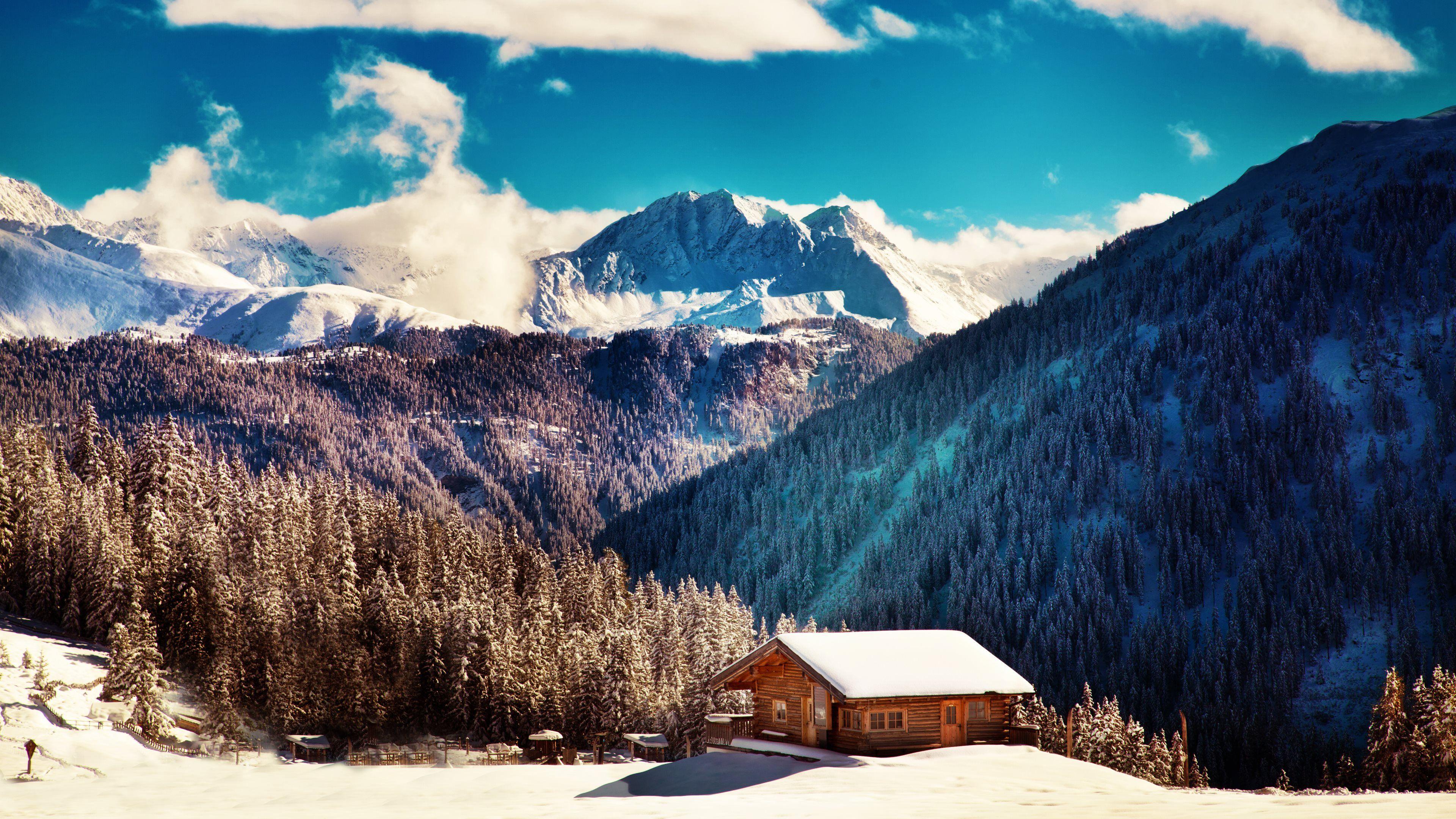 3840x2160 Unloading my 4K sized dump. Tyrol, Winter landscape and Wallpaper