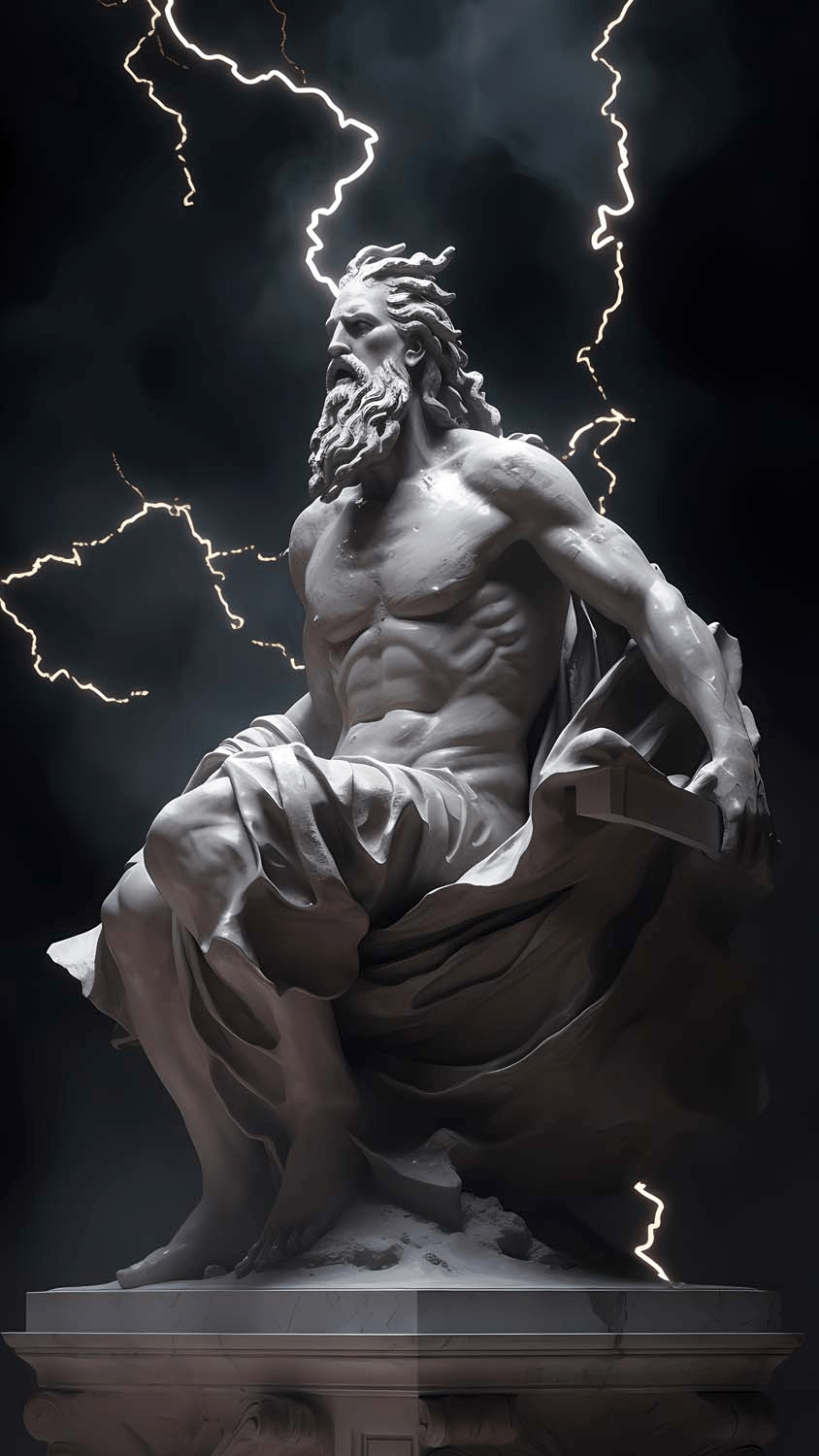 844x1500 Greek Gods Phone Wallpaper