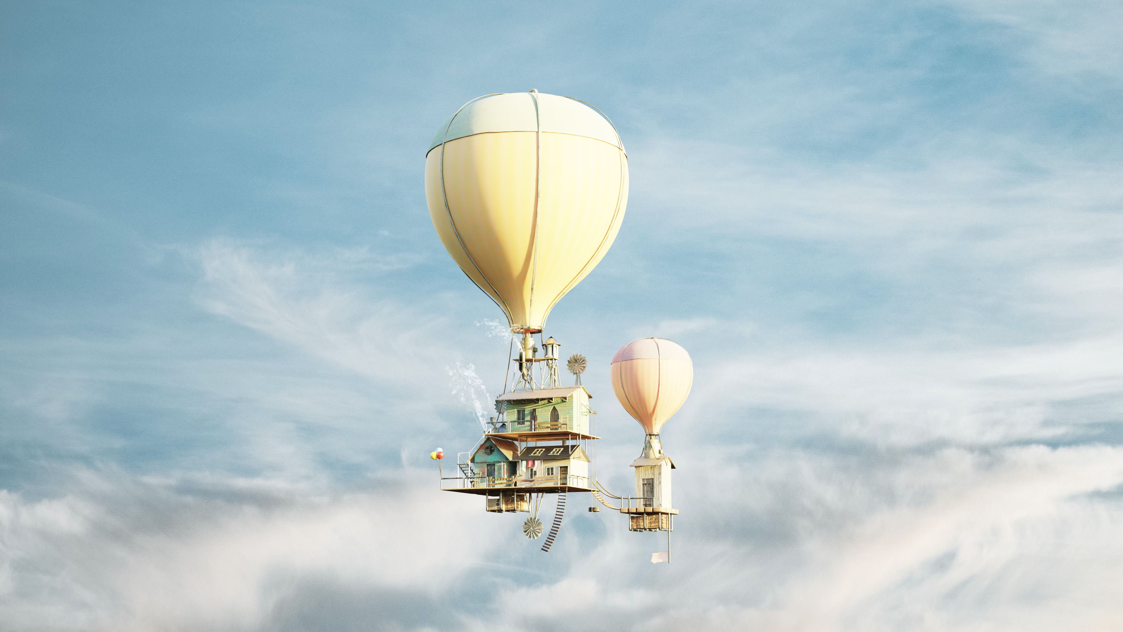 3840x2160 Flying House Projects Artists Community
