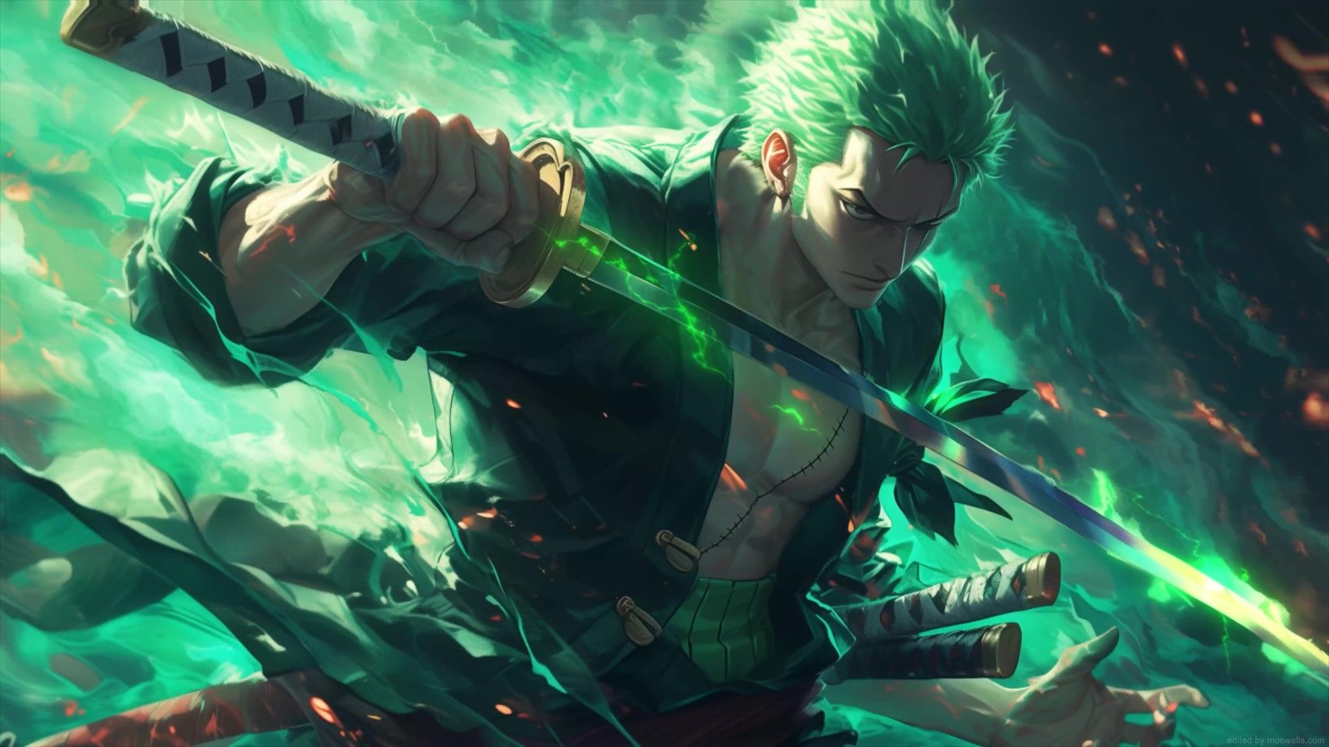 1920x1080 Roronoa Zoro One Piece Live Wallpaper