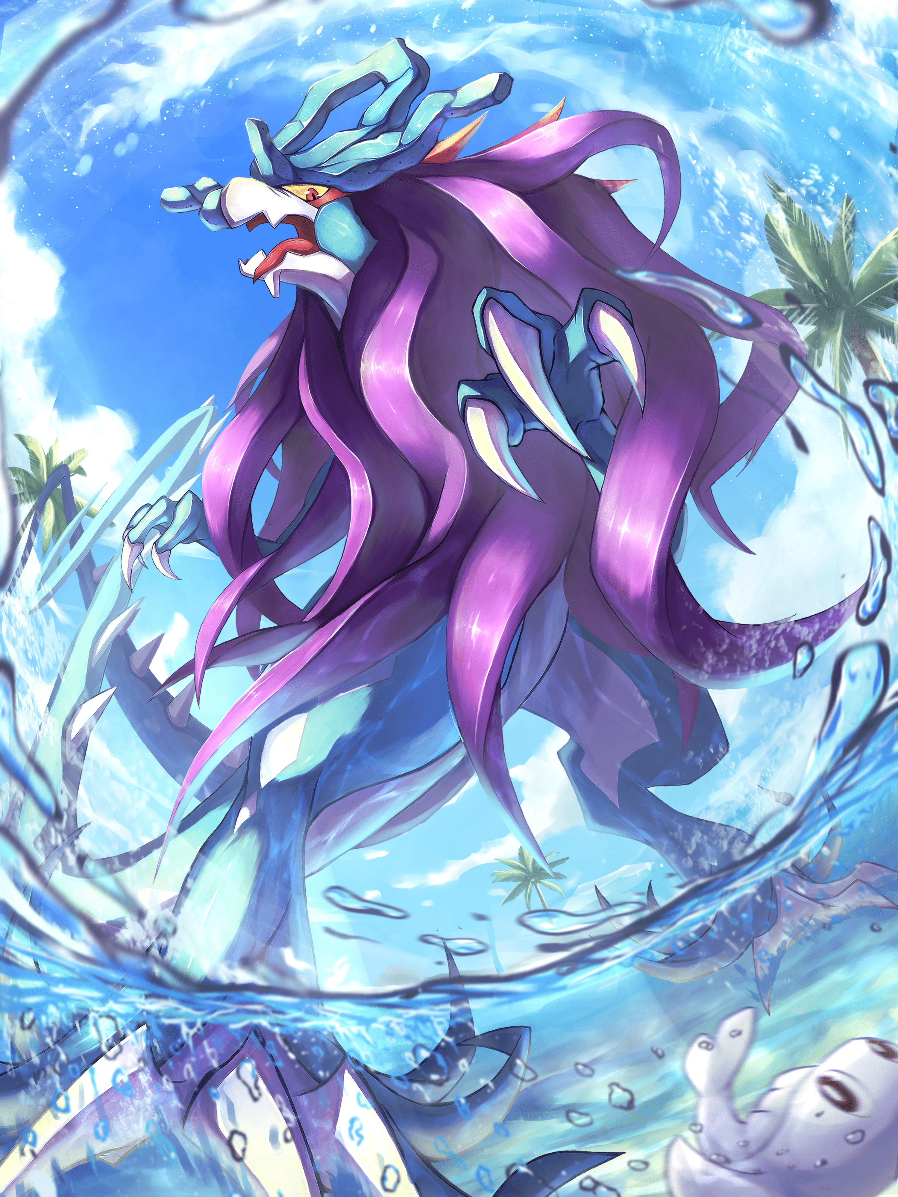 3000x4000 Paradox Pokémon Wallpaper