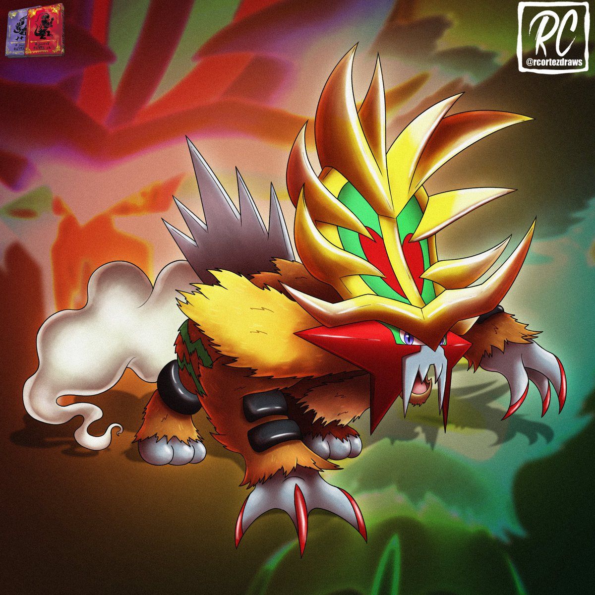 1200x1200 Ryan on X: The New Paradox Pokemon in Scarlet and Violet Gouging Fire