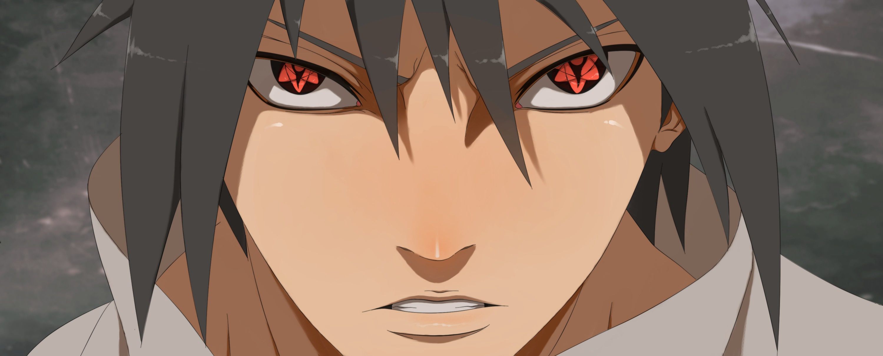 2999x1211 Sasuke Uchiha HD Wallpaper Naruto Anime Art