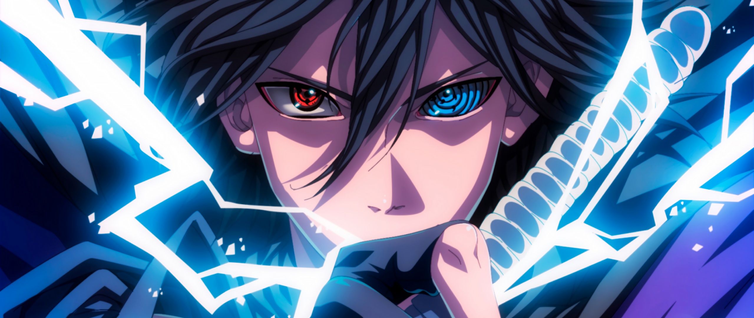 2560x1080 Sasuke Rinnegan Wallpaper 4K, Sasuke Uchiha, Naruto
