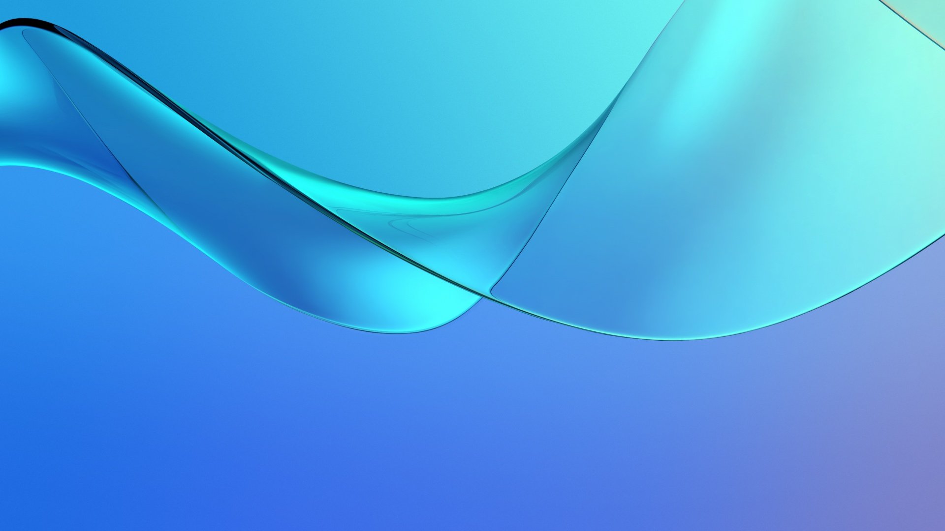 1920x1080 Waves Wallpaper 4K, Blue, Gradient background, Stock