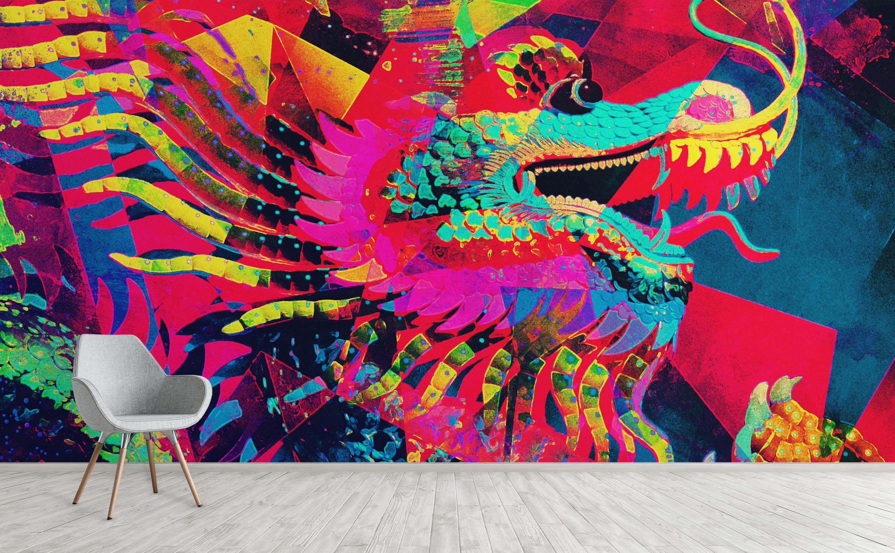 2880x1780 Chinese Dragon Wall Mural