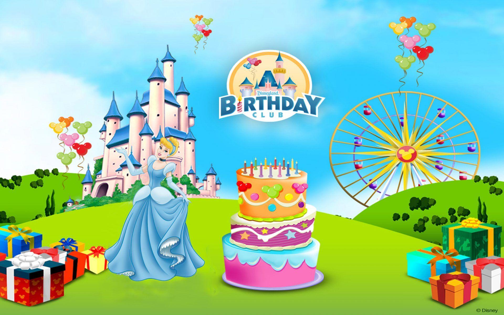 1920x1200 Princess Cinderella Happy Birthday Celebration Wallpaper HD 12560x1600 :