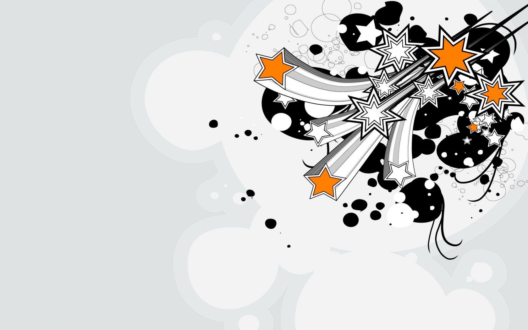 1680x1050 Vector Fireworks Wallpaper