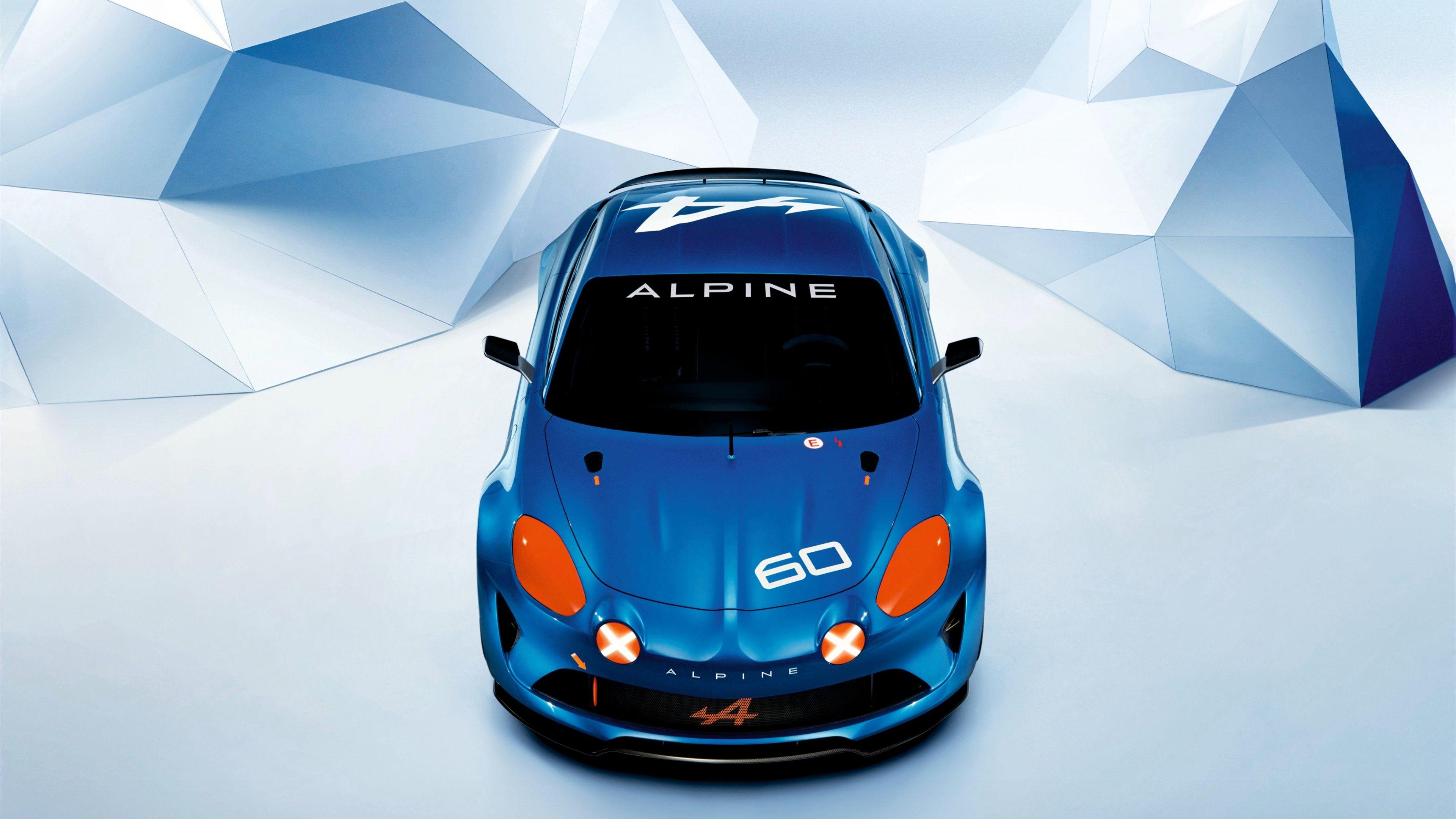 3840x2160 Wallpaper Renault Alpine Celebration, concept, renault, blue, sports car, Cars & Bikes