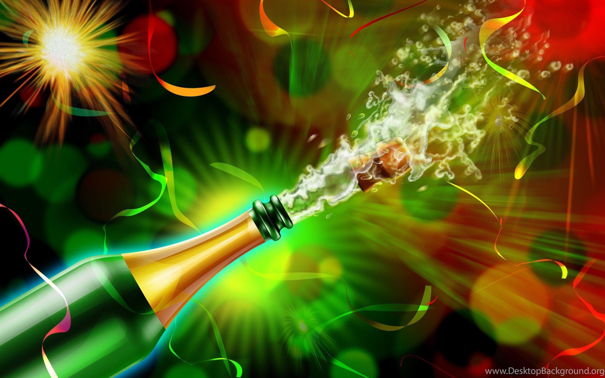 2560x1600 Champagne Birthday Celebration Wallpaper HD Desktop Background