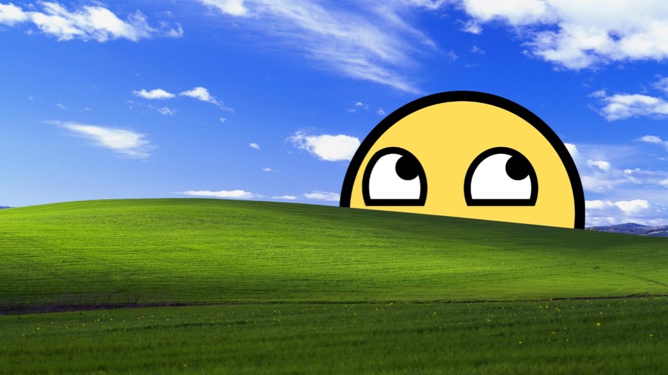 1366x768 Just recreated the infamous Bliss Epic Face [1366x768]