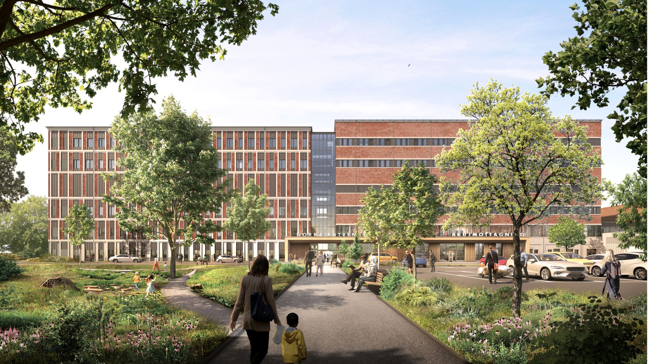 2560x1440 Central Hospital in Karlstad, Sweden