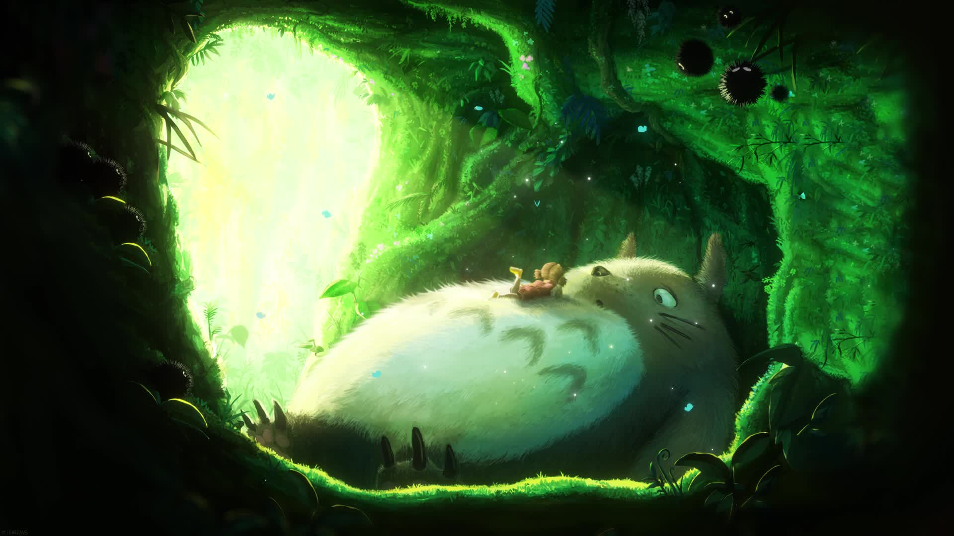 1920x1080 PC HD My Neighbor Totoro Live Anime Live Wallpaper
