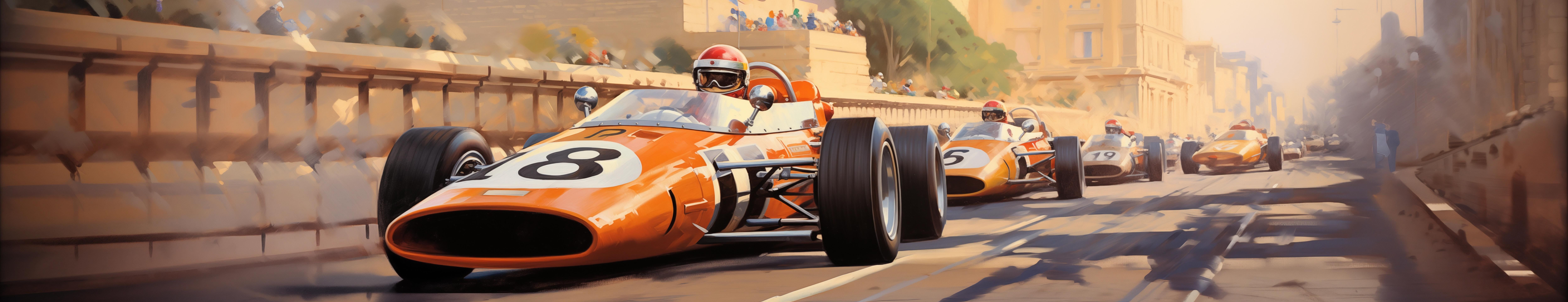 9984x1920 AI Generated Race Car Wallpaper For Triple Monitor Setups