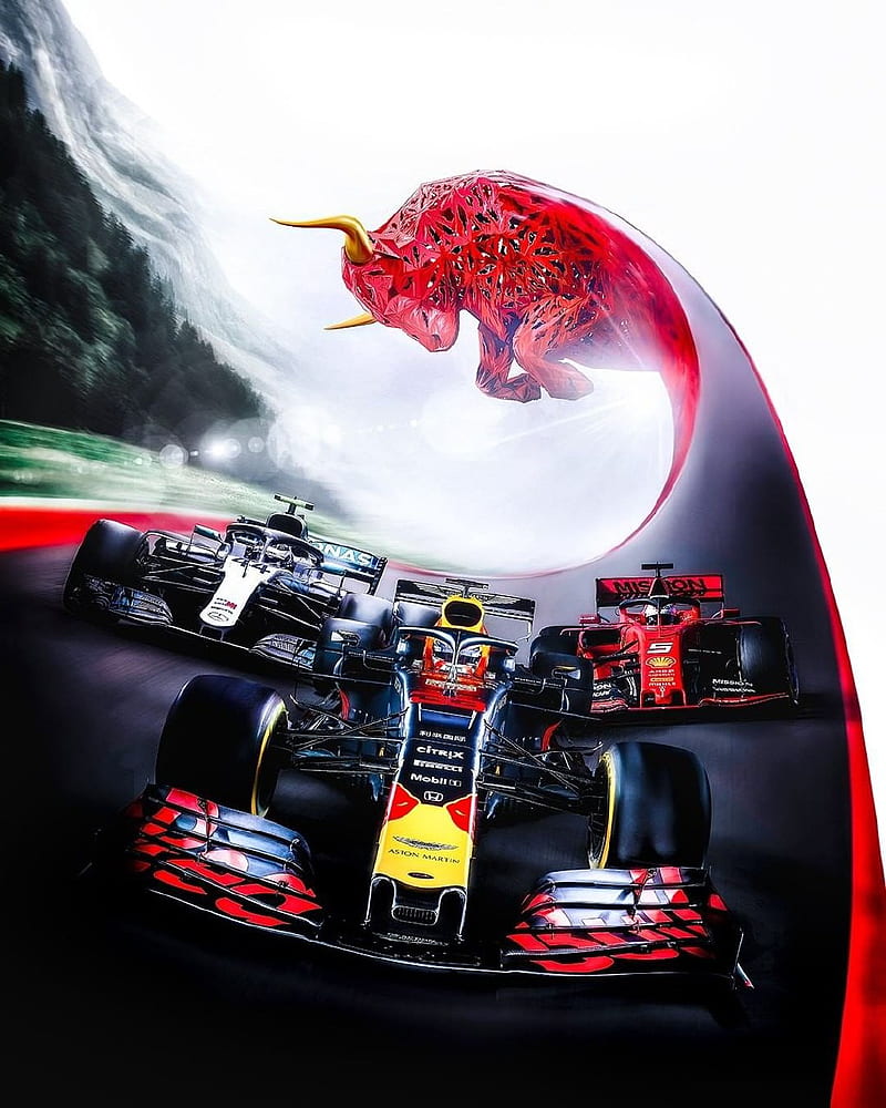 800x1000 F1 Red Bull road, ferrari, mercedes, red bull, HD phone wallpaper
