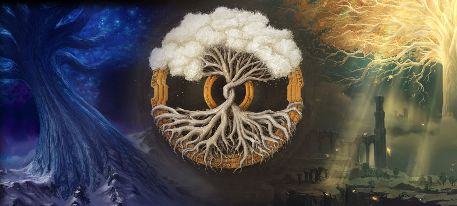 1500x676 The symbol of Yggdrasil for the Vikings. Odin's Hall