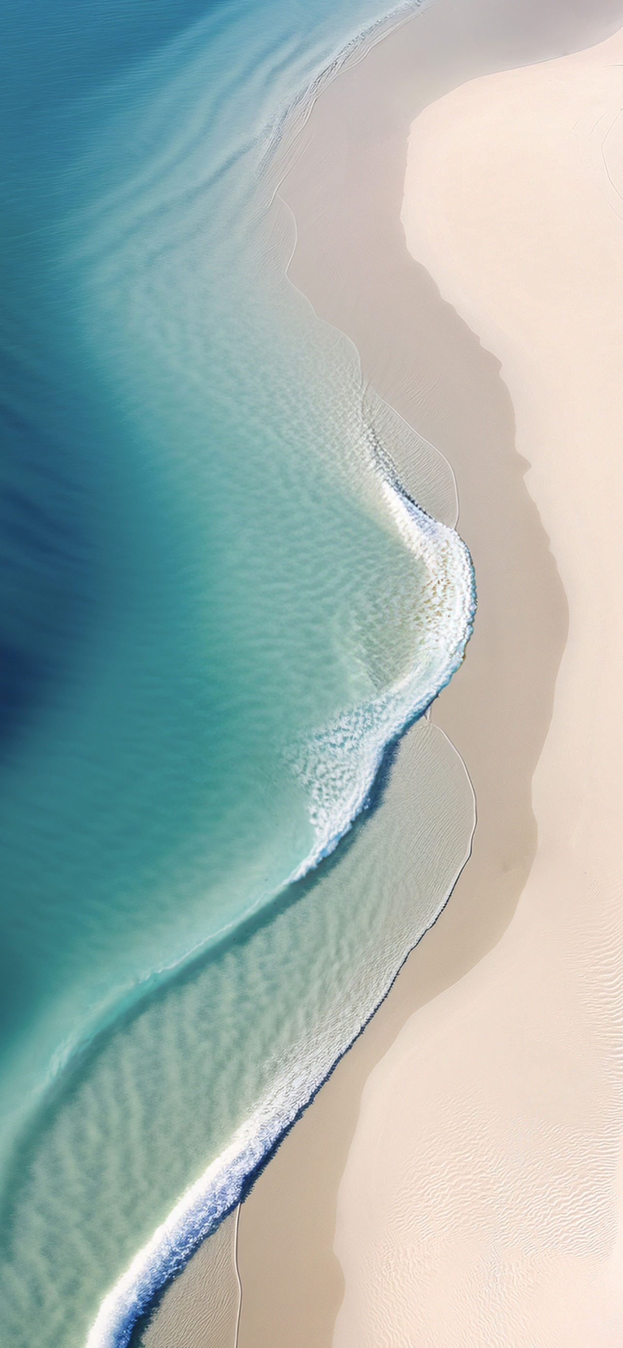 1284x2778 Iqoo Z9 Turbo Stock Crashing Waves At The Beach Default Top Best Free Downloads Desktop Background Screensaver For IPhone IPad IOS And Android