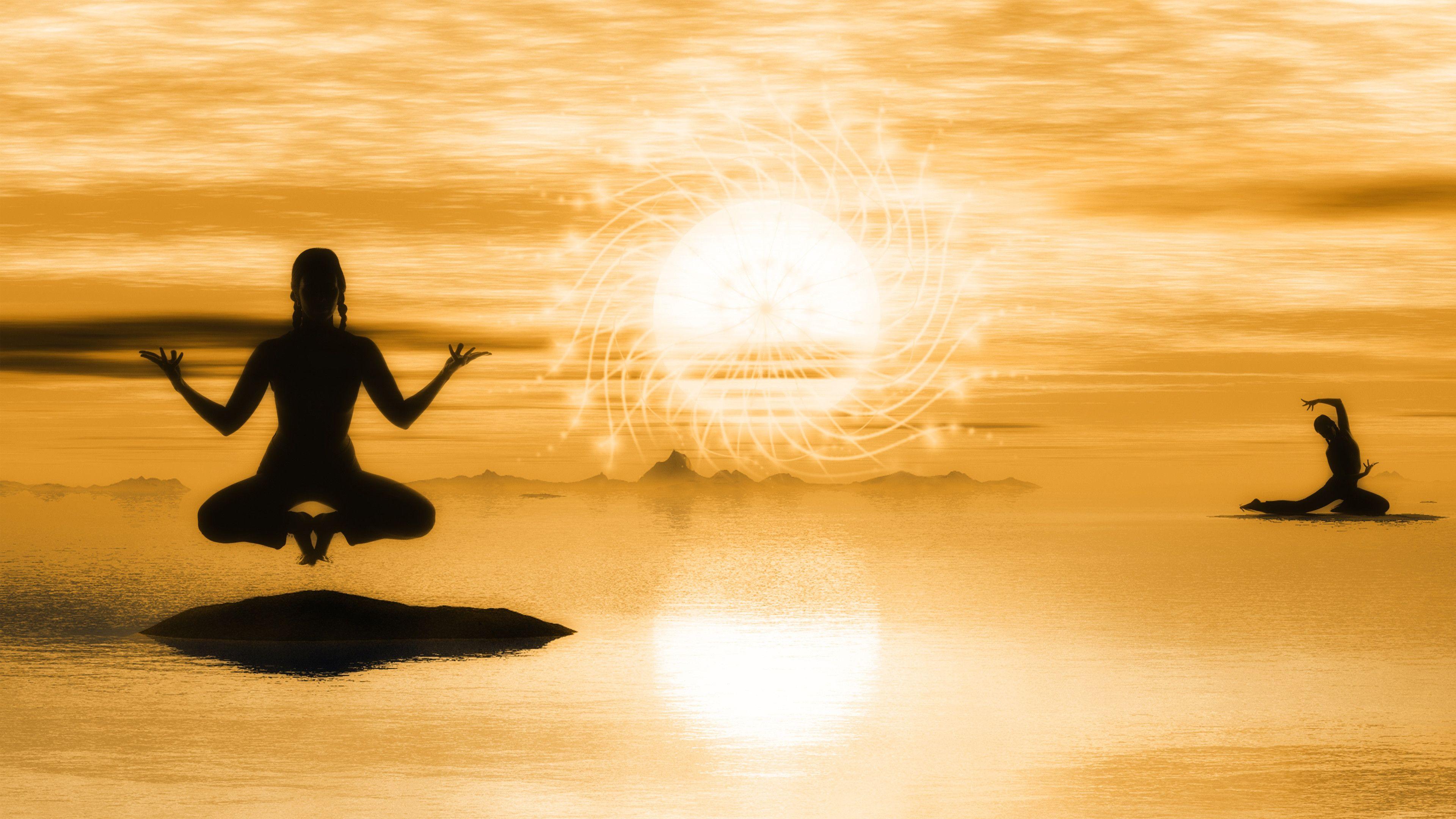 3840x2160 Meditation Wallpaper