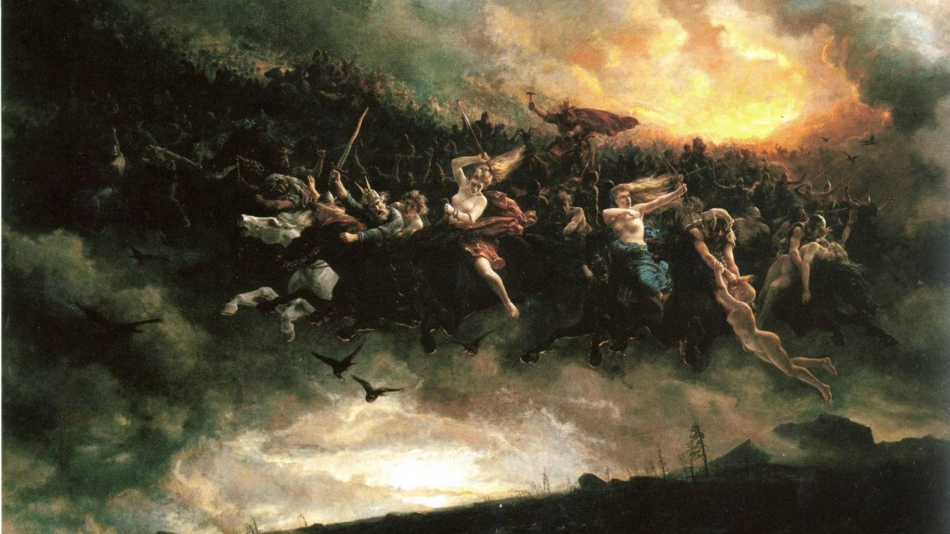 1920x1080 Norse Mythology Wallpaper