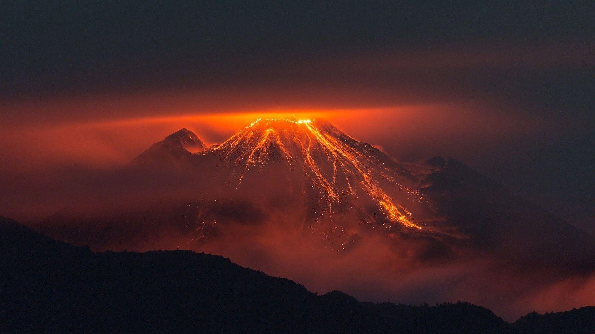 1920x1080 Volcano Wallpaper