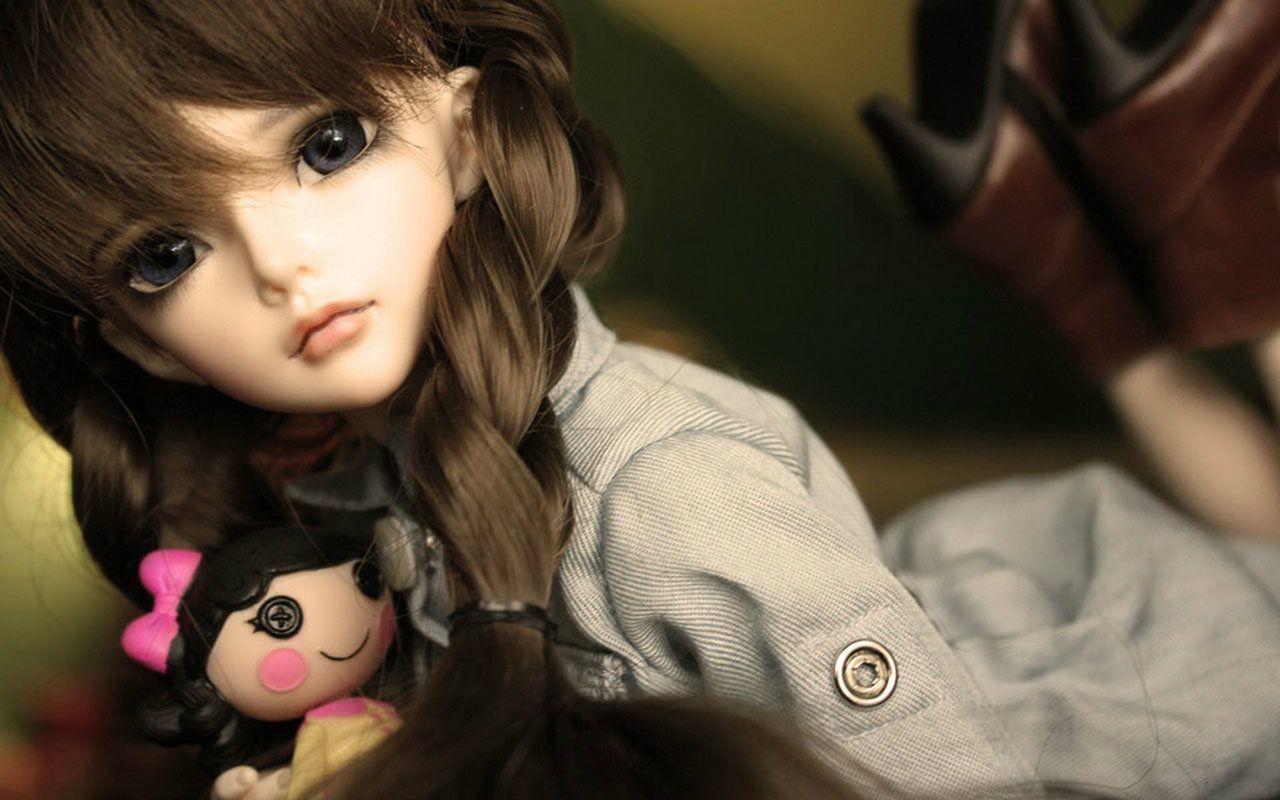 1280x800 Cute Doll Wallpaper