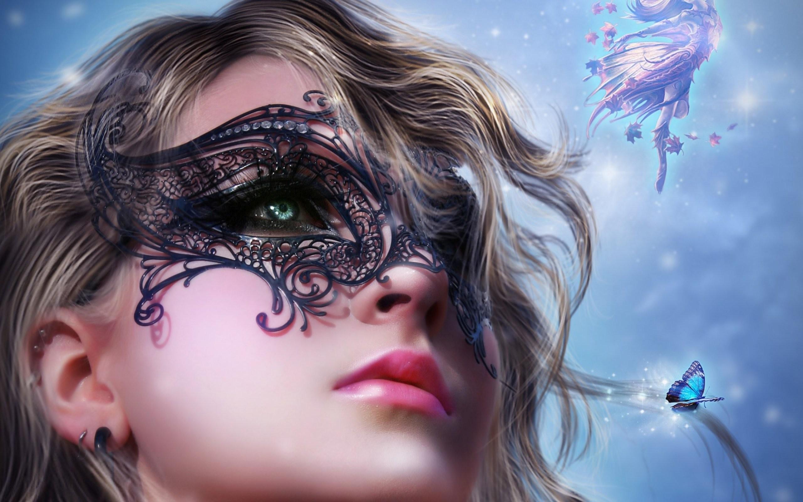 2560x1600 Abstract Women Wallpaper