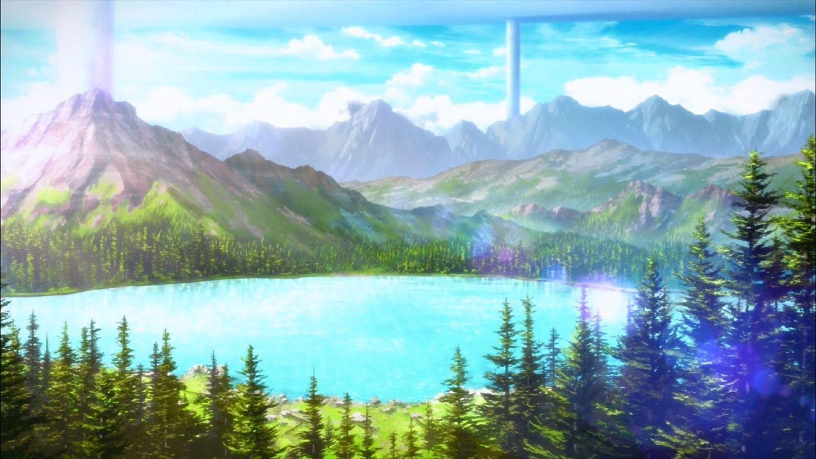 Hình nền phong cảnh Anime 1600x900
