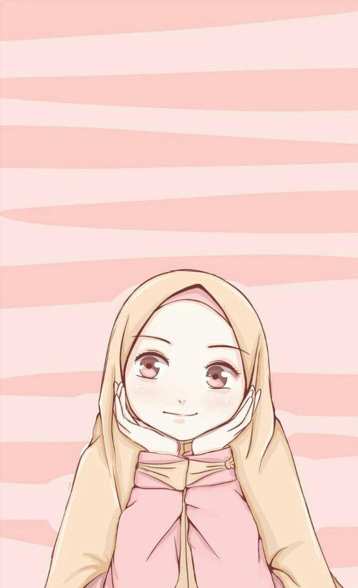 718x1180 muslim wallpaper wallpaper di 2020. Seni islamis, Ilustrasi karakter, Kartun