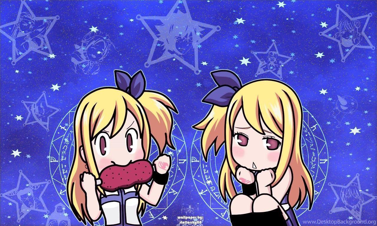 1280x768 Bleach Anime: Chibi Lucy Fairy Tail Wallpaper Desktop Background
