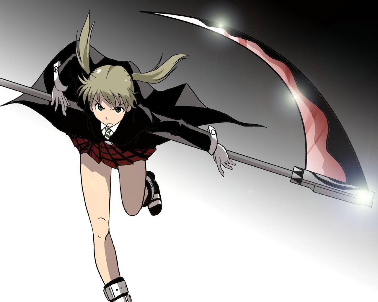 1280x1024 cubseidl props: Maka Albarn Soul Eater Scythe. Soul eater, Free soul eater, Soul eater scythe