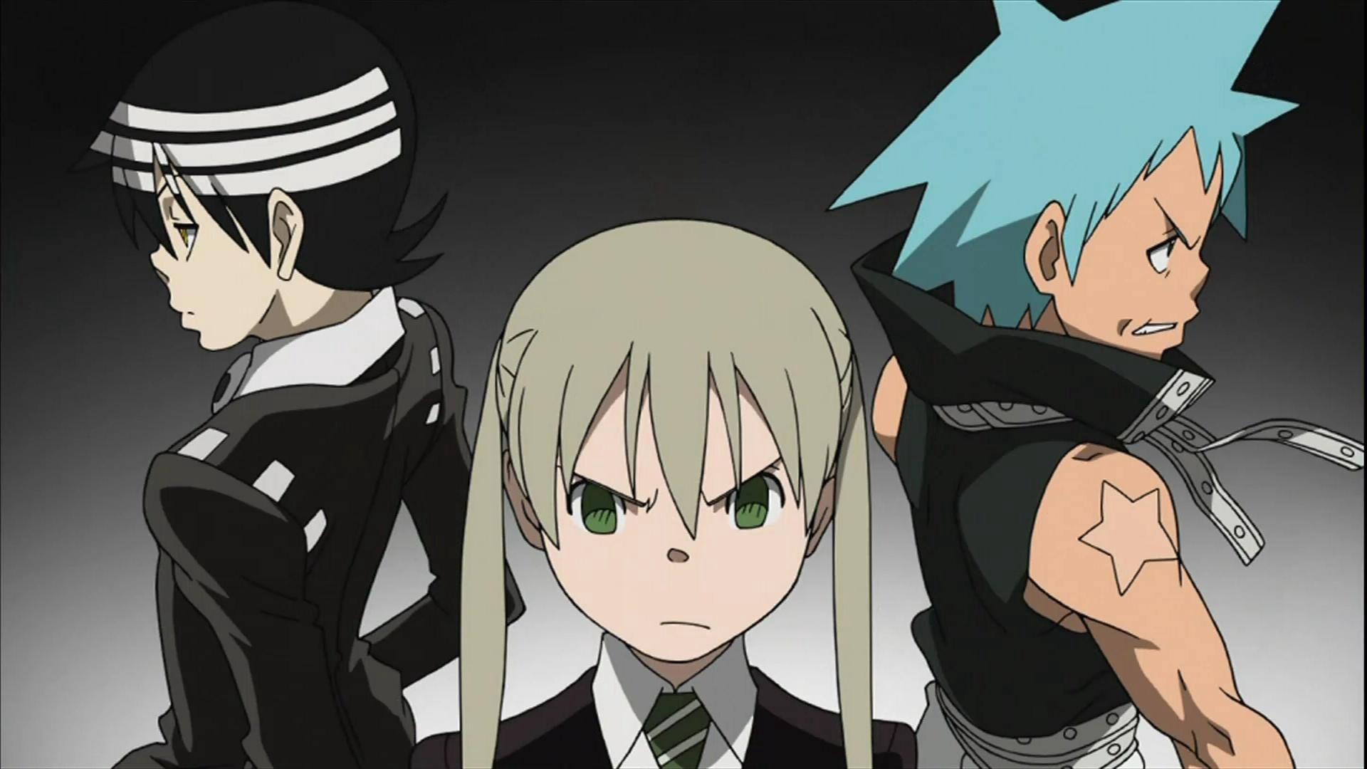 1920x1080 Wallpaper Soul Eater, Maka Albarn, Death The Kid, Black