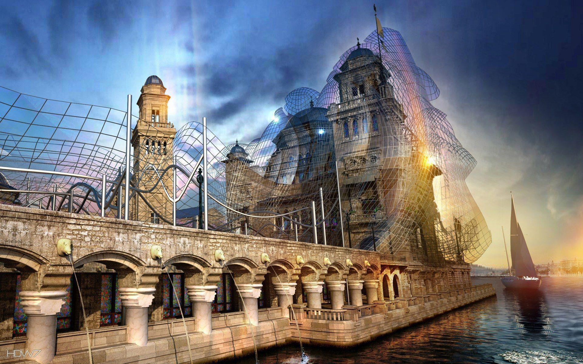 1920x1200 fantasy art scenery wallpaper benoit patterlini. HD wallpaper gallery