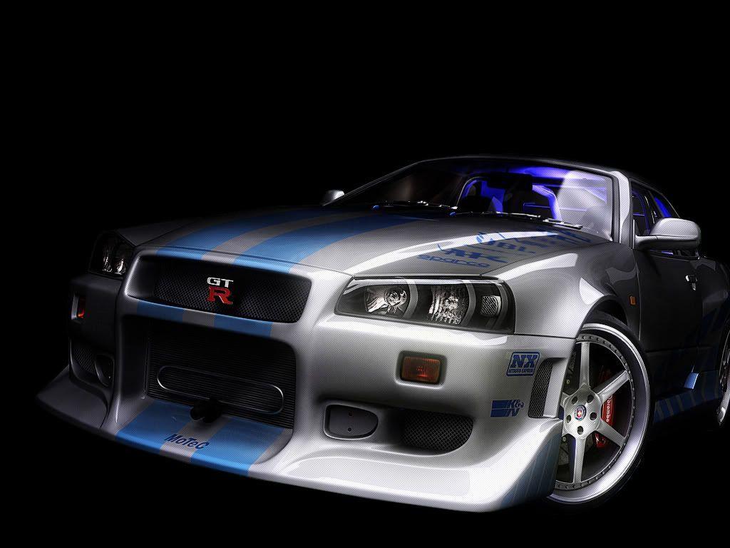 1024x768 Nissan Skyline GTR R34 Wallpaper