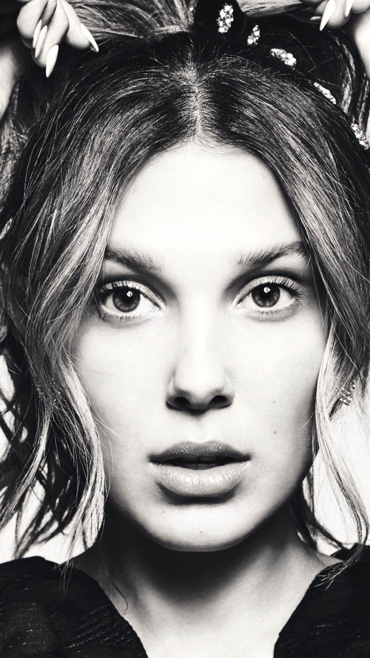 1440x2560 Millie Bobby Brown Face Closeup 4K Ultra HD Mobile Wallpaper