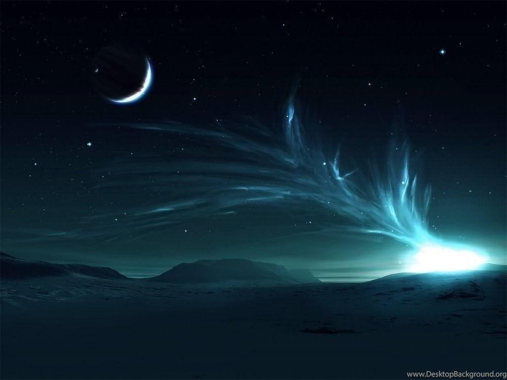 1024x768 Desert Night Wallpaper Nature Picture HD Wallpaper. Desktop Background