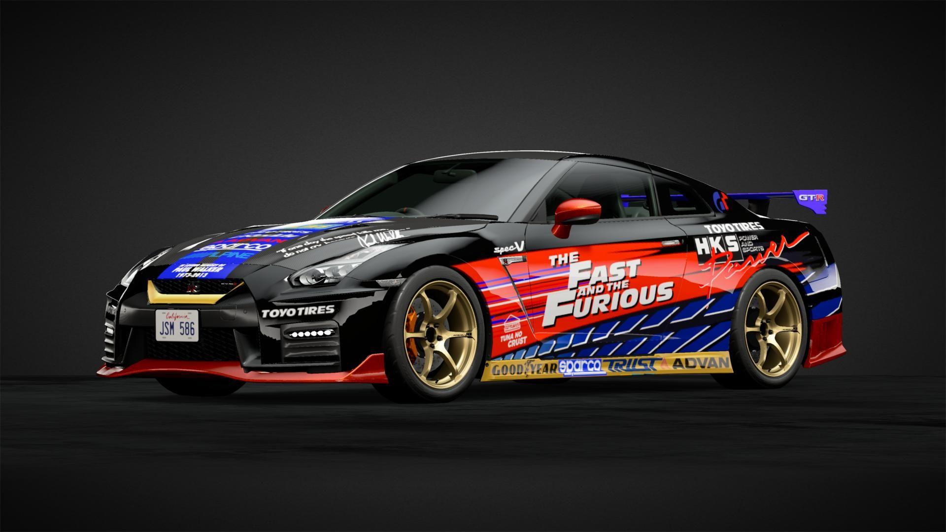 1920x1080 GT R Paul Walker Edition Livery By JVofSweden. Community. Gran Turismo Sport