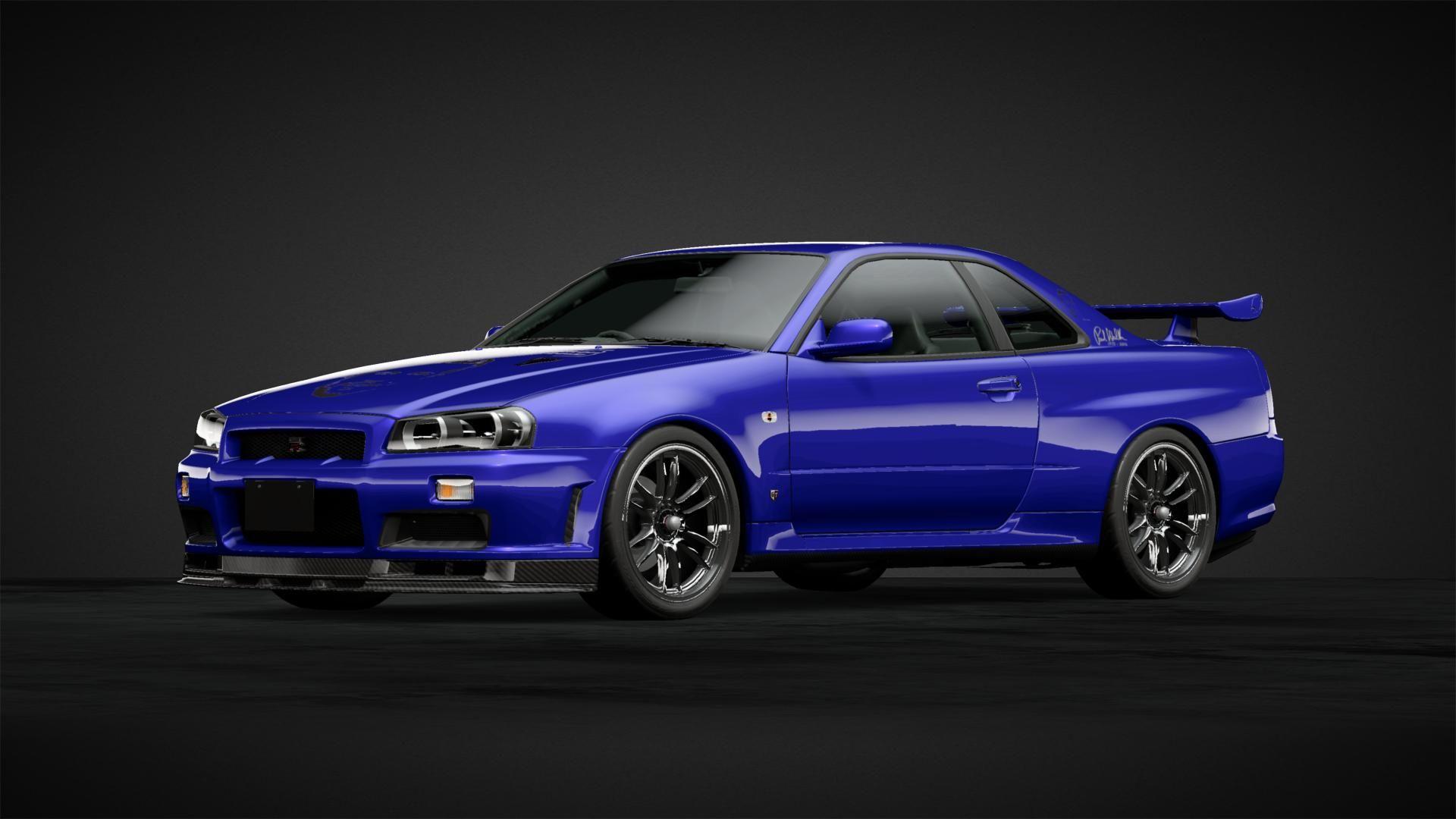 1920x1080 Paul Walker GTR R34 Livery by StYlE_BeNnY. Community. Gran Turismo Sport