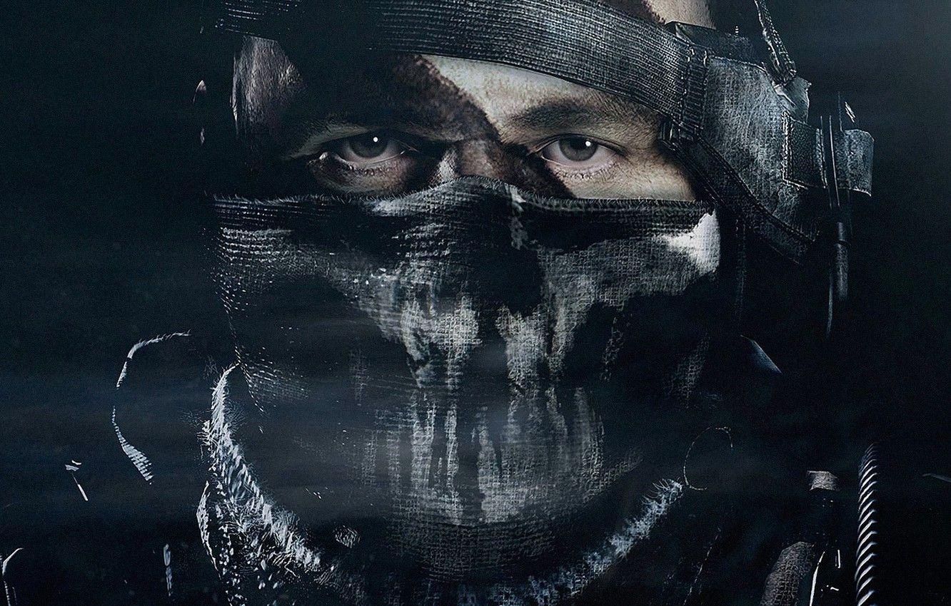 1332x850 Wallpaper Face, Soldiers, Mask, Activision, Infinity Ward, Call of Duty: Ghosts, Call of duty: Ghosts image for desktop, section игры