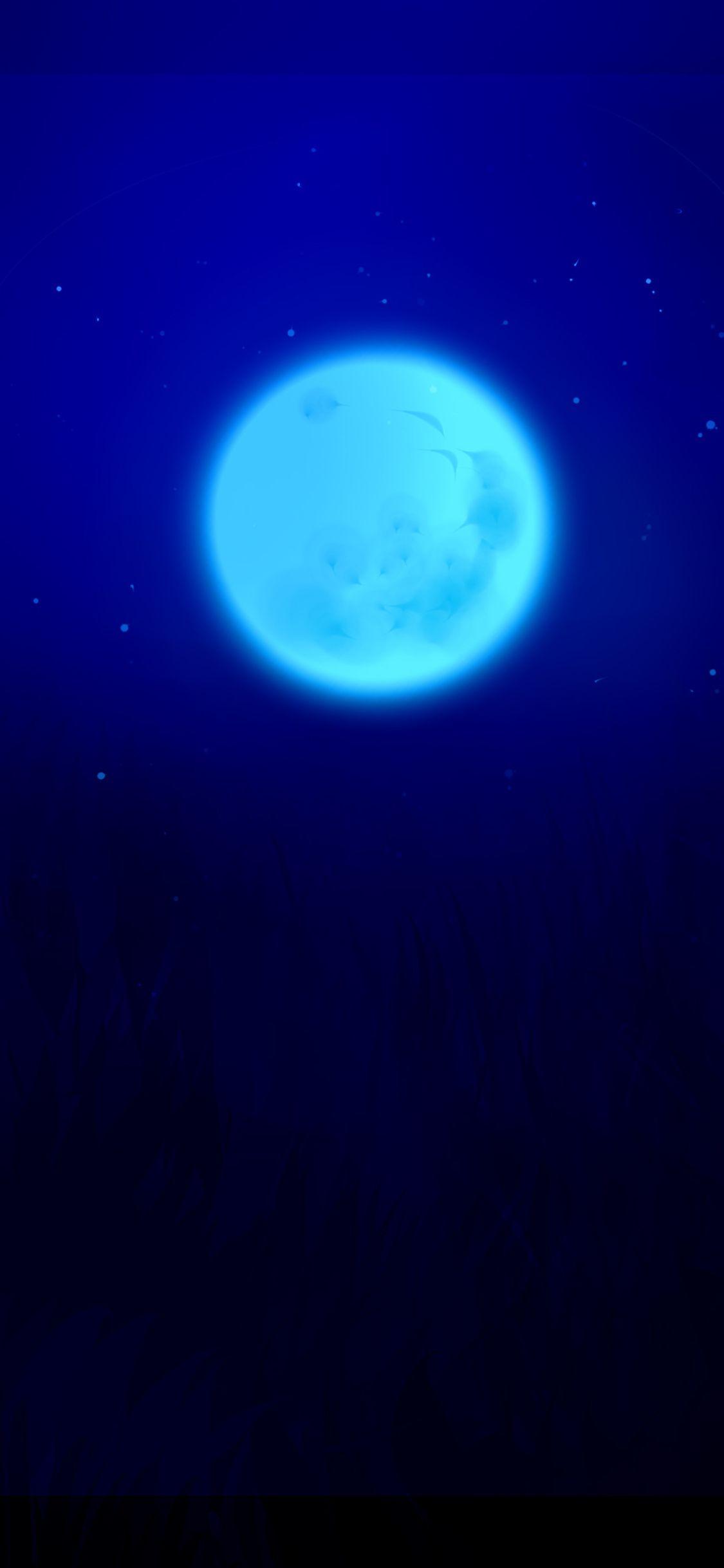 Dark Blue Moon Wallpapers Top Free Dark Blue Moon Backgrounds