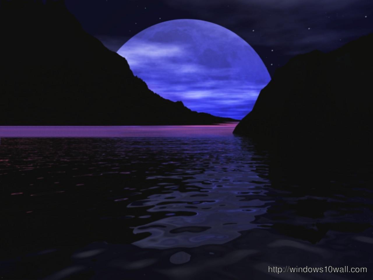 1280x960 Blue Moon HD Wallpaper