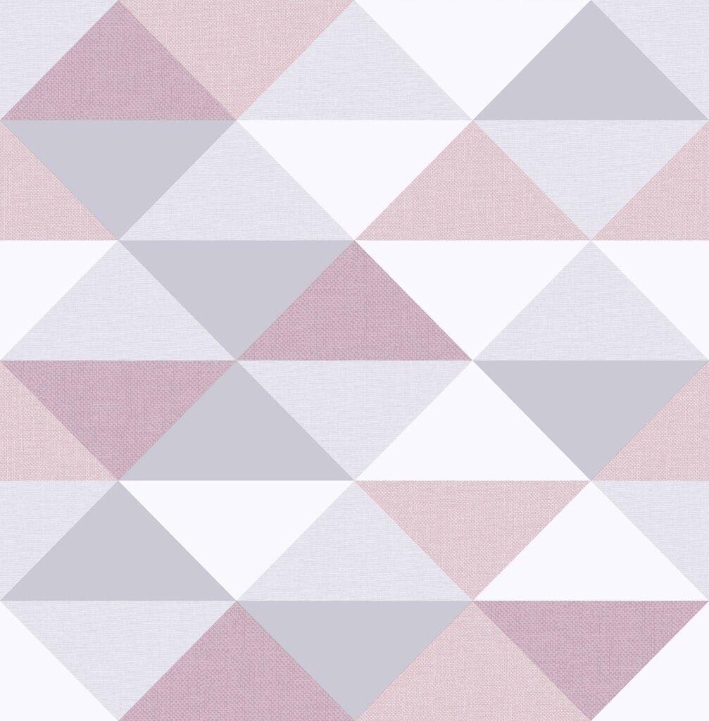 1007x1024 Wrought Studio Michigan Mod Triangles 216 L x 20.5 W Peel and Stick Wallpaper Roll