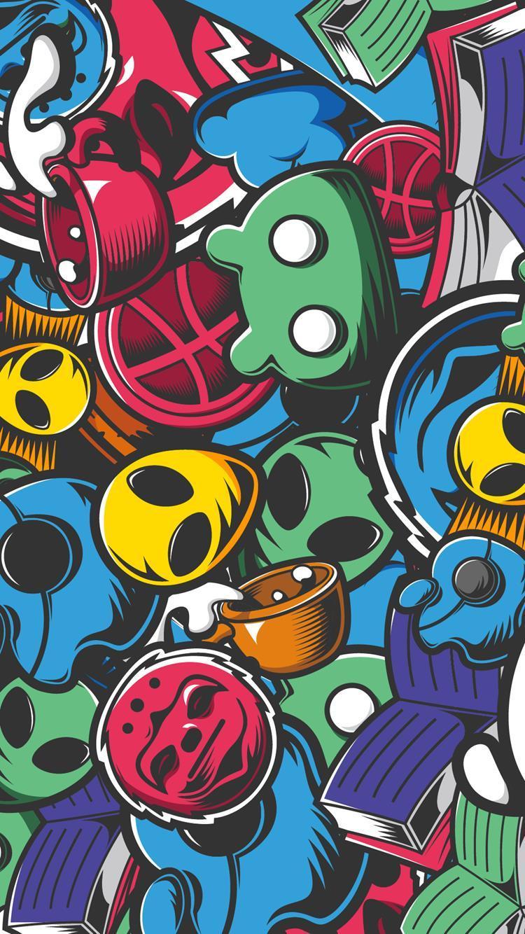 750x1334 Graffiti Deep