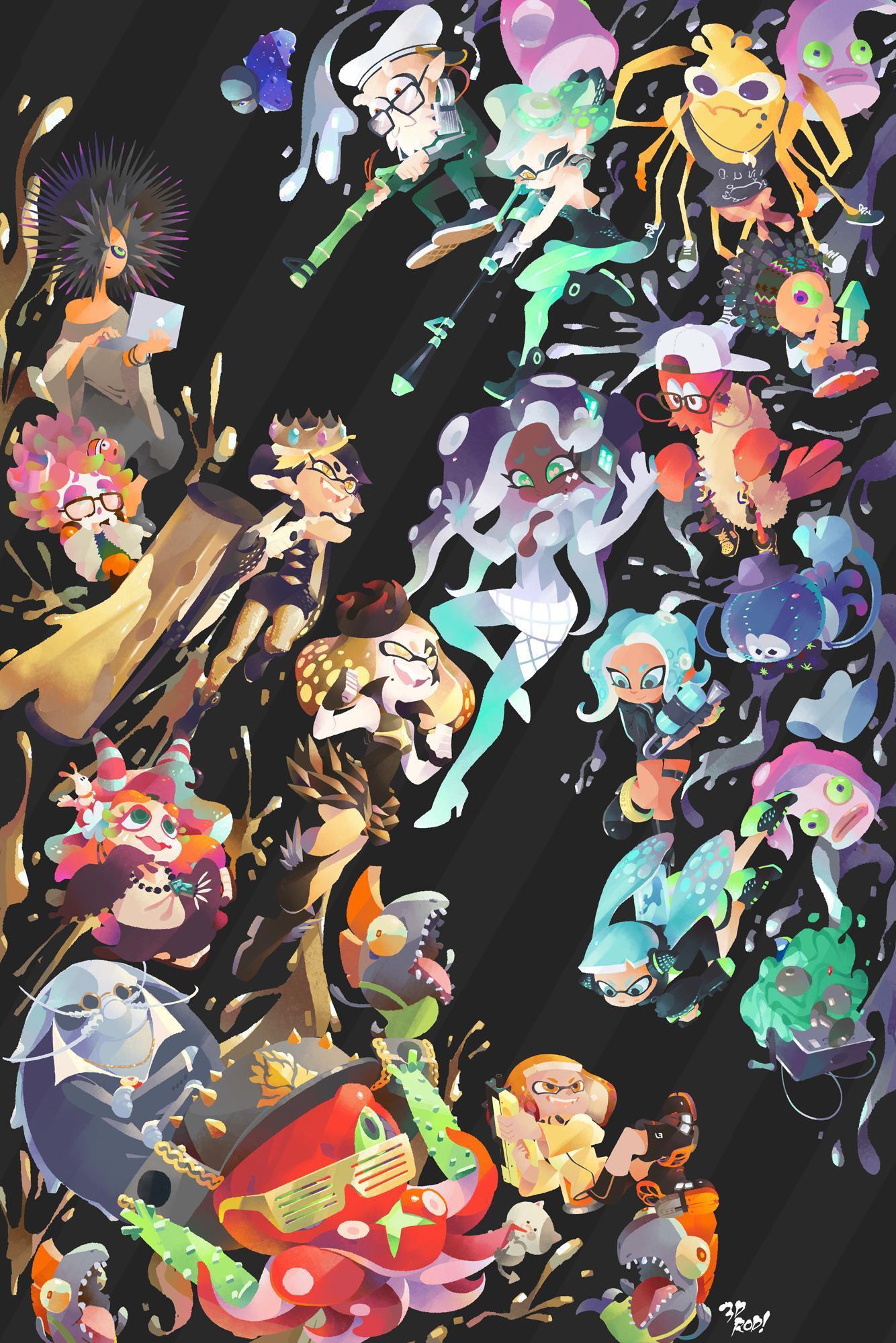 Splatoon 3 Wallpapers Top Free Splatoon 3 Backgrounds Wallpaperaccess - Vrogue