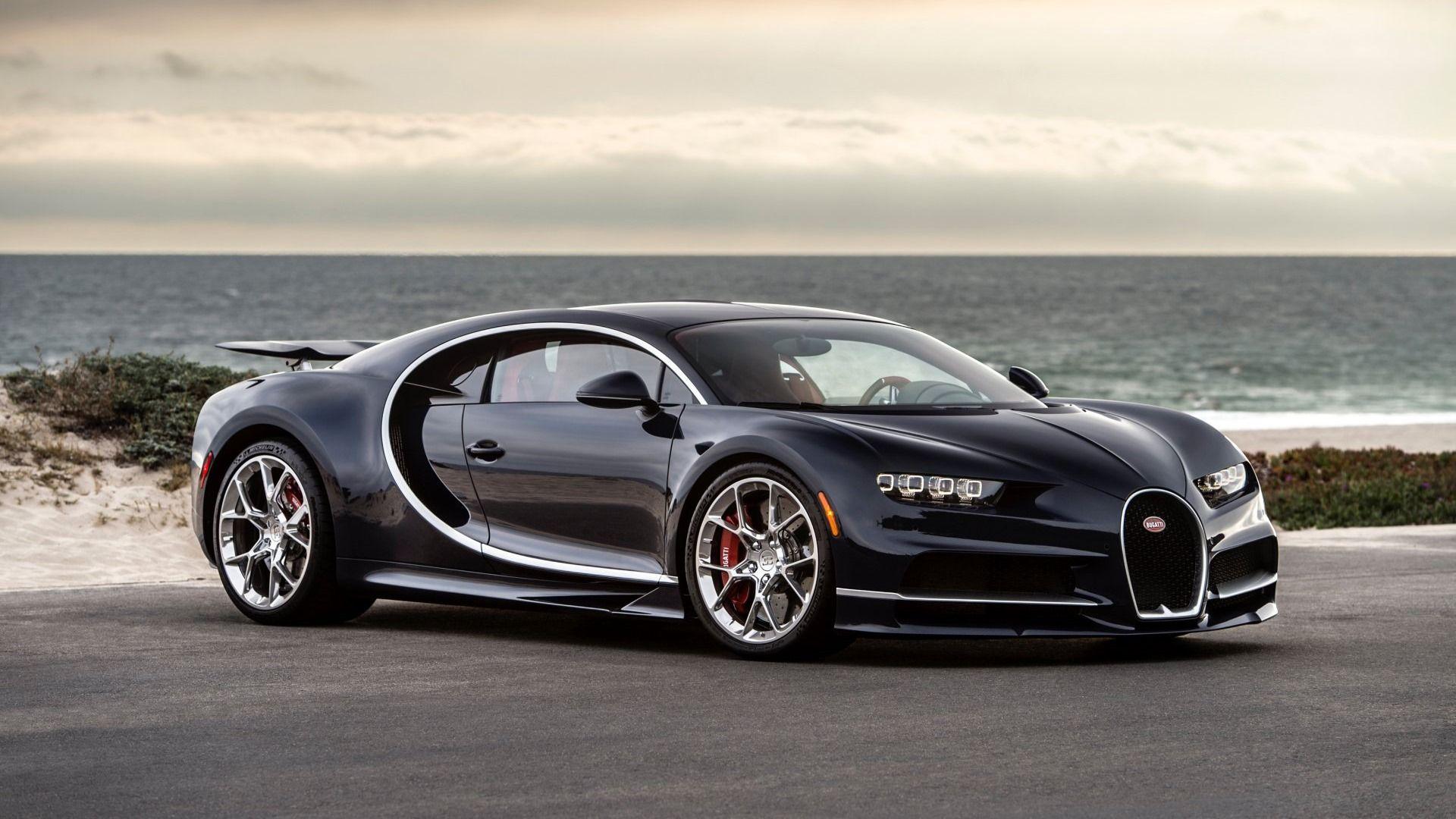 1920x1080 Bugatti Chiron Black Wallpaper 52327