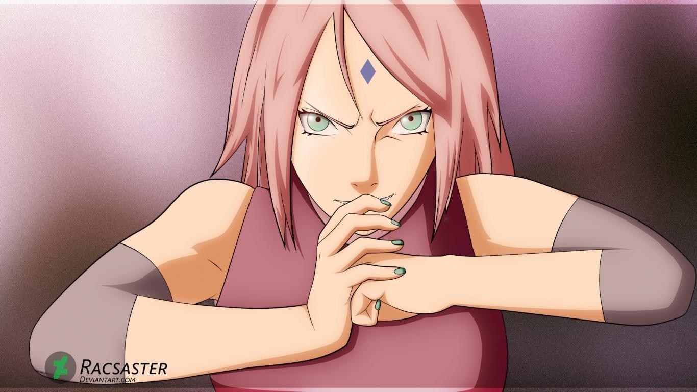 1366x768 Sakura Haruno wallpaper 1366x768 (laptop) desktop background