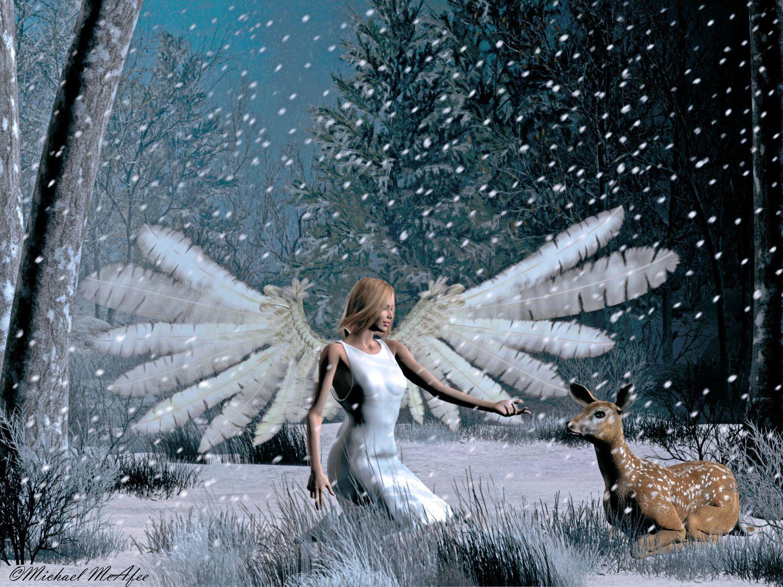 1600x1200 Christmas Angel