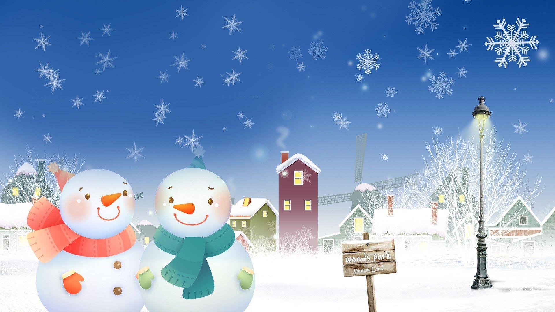 1920x1080 Snowmen Tag wallpaper: Whimsical Snowmen Snow Christmas Snowman